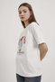 Armalife 11064 embroidered bear print detail women's t-shirt - 2