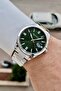 Dial Green Strap Grey Color Same as Pictured 40 mm Men's Calendar Wristwatch - 2