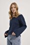 Armalife 1510 Kayik Yaka Soft Textured Women's Blouse - 2