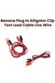 3pcs Banana Plug to Alligator Clip Test Lead Cable Line Wire, 4mm Banana Plug for Multi-Meter, Elect - 4