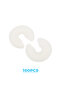100 Pcs 19.5mm Gas Water Heater Brass Control Valve Core Plastic White Cap Cover Piece - 4