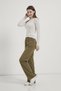 Armalife 10559 Bi̇s Collar Tipple Transparent Women's Blouse - 4