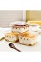 Rectangular WHITE Cake Box Square Mousse Cake Box Dessert Soy Milk Disposable Thousand Layer Fruit Y - 3