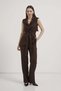 Armalife 1483 Belt Piece Jacket Collar and Vest Waist Elastic Detail Pants Women's Suit