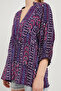 Armalife 4820 women's viscose bluz with open collar and elastic sleeve pattern - 4