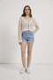 Armalife 3018 lace-up detail Cropped knitted women's cardigan - 3