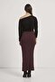 Armalife 1506 low shoulder draped knit women's blouse - 6