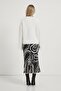 Women's Oversize Soft Casual White Knit Sweater - 5