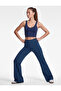 High Waist Slim Fit Sporty Spanish Leggings with Stitching Detail