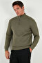 Cotton Relaxed Fit Half Zipper Crew Neck Knitted Sweat Men's Sweat 5901076 - 6
