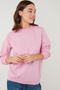 Cotton Stand Collar Basic Knitted Sweat SWEAT 5863323 - 3
