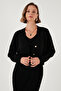 V-Neck Buttoned Knitwear Crop Cardigan Cardigan 4616170 - 5
