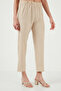 Elastic Waist Linen Look Trousers Pants 5865797 - 3