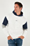 Color Blocked Regular Fit Hooded Winter Sweat Men's Sweat 5905299 - 3