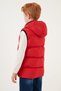 Zippered Hooded Pocket Puffer Vest Unisex Children'S VEST 5761983 - 6