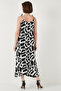 Print Midi Length Oversize Fit Tie Drawstring Crew Neck Dress Dress 5869009 - 7