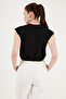 Crew Neck 100% Cotton Crop T Shirt T SHIRT5865587 - 5