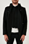 Removable Hooded Melted Slim Fit Cashew Coat Men'S COAT 5841013 - 4