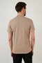 Regular Fit Cotton Buttoned Polo Neck T Shirt Men's Polo Neck T Shirt5902326 - 5