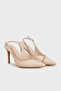 Stone Detailed Pointed Toe Heeled Shoes Shoes 3472681984 - 3