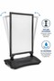 لوح رصيف إعلاني مزدوج الجوانب من Windpro B2 (50X70) أسود - 3