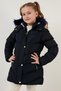 Hooded Puffer Coat with Faux Fur Collar Girls' COAT 6035018
