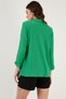 Collared and Sleeved Seersucker Kimono Cardigan Cardigan 5864974 - 7