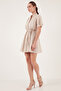 Cotton Striped Regular Fit Mini Dress DRESS 611EL377 - 5