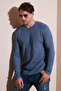 قميص قطني برقبة دائرية قصة ضيقة للرجال SWEAT 5905073