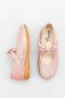 Girls' Ballerina Flats with Ribbons, Flexible Sole, Easy to Wear, Stoned Evening Dress Shoes - 6