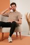 Regular Fit Cotton Buttoned Polo Neck T Shirt Men's Polo Neck T Shirt5902326