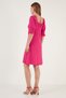Crinkle Shirred V-Neck Sleeves Gipeli Dress Dress 5865034 - 6