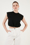 Crew Neck 100% Cotton Crop T Shirt T SHIRT5865587 - 2