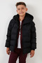 Plush Lined Inside, Zippered Pocket, Hooded Inflatable Coat for Boys, Boy's Coat 5760040 - 2
