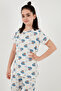 100% Cotton Crew Neck Short Sleeve Pajamas Set Girl's Suit6651004 - 4