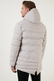Slim Fit Hooded Coat with Pockets Men's Coat 6274818 - 6