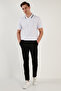 100% Cotton Regular Fit Buttoned Men's Polo Collar t Shirt 59023861 T-Shirt - 4