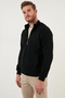 Cotton Zippered Stand Collar Cardigan with Pockets Men's Cardigan 456210 - 5