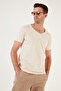 100% Cotton Slim Fit V-Neck Basic T Shirt Men's T SHIRT 5412001