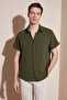Cotton Blended Short Sleeve Regular Fit Shirt Men Shirt Cf23s113139