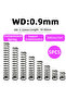 7mm 30mm 0.9mm WD0.9mm 5PCS Compression Spring Wire Diameter 0.9mm Return Spring Steel Pressure Spri