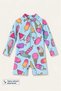 Children's Long Sleeve Zippered Swimsuit - Comfortable and Casual Swimming Jumpsuit 12907