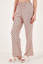 Comfortable Cut Loose Leg Mono Collar Short Sleeve Pajama Set PYJAMAS SET6110290 - 4