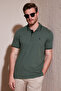 Cotton Regular Fit Stripe Detailed Buttoned Polo Collar 3-Pack t Shirt Men's t Shirt 5902118 - 4