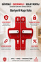 Barrier Gate Handle for Schools, Nurseries, and Educational Facilities |   Child Safe |   Unbreakable |   10-Pack - 7