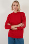 Cotton Stand Collar Basic Knitted Sweat SWEAT 5863323 - 2