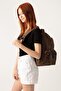 School Bag Mink Large Size Unisex Waterproof Fabric Travel Bag with Laptop Compartment 45x30x15cm - 2