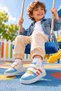 Everyday Girls' and Boys' Sports Shoes Sneakers with Velcro Double Straps, Comfortable and Lightweight ZL001 - 3