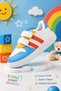 Everyday Girls' and Boys' Sports Shoes Sneakers with Velcro Double Straps, Comfortable and Lightweight ZL001