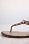 Gold Glass Stone Sandals 214 - 5